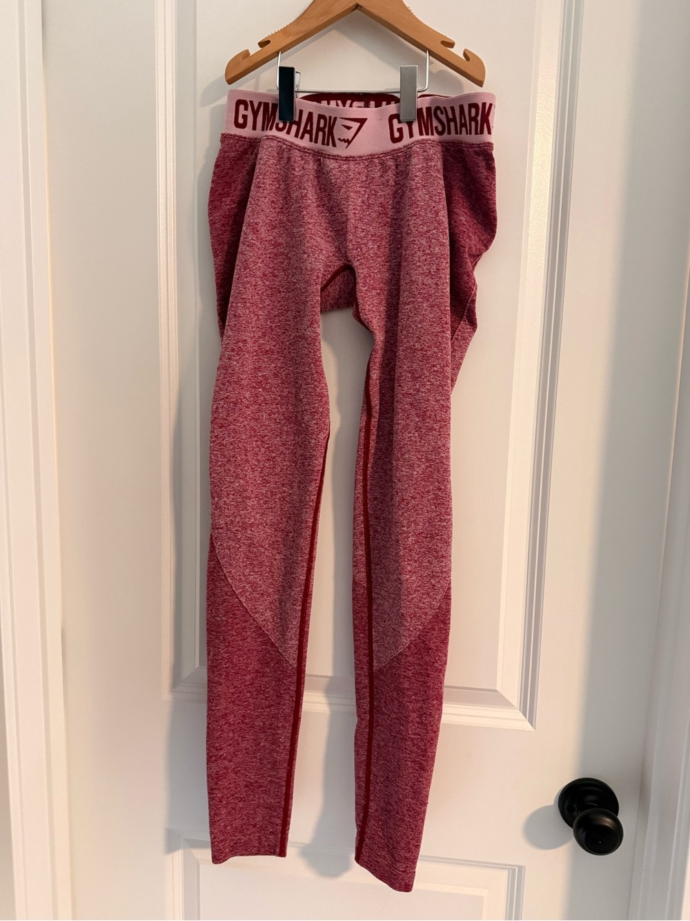 Gymshark Rose Marl Seamless Leggings - Pink Marl